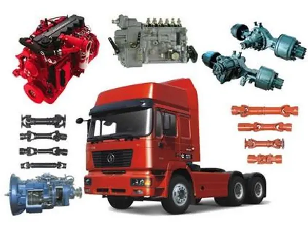 Peças de motor e transmissão para caminhão